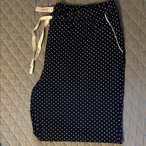 Soma Navy Polka Dot Pants